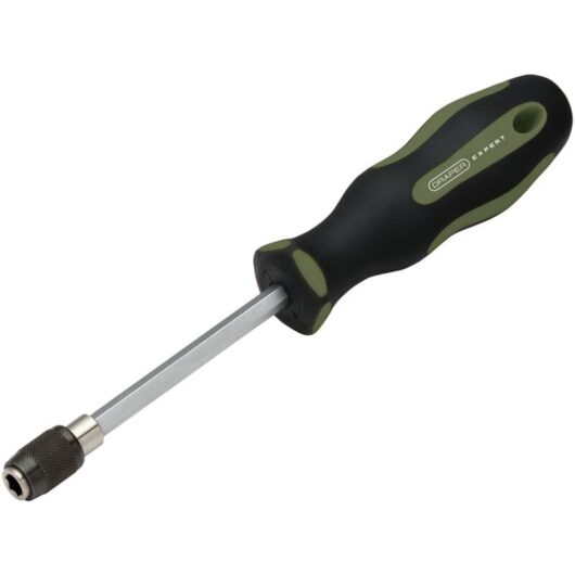 Draper Quick Release 1/4" Hex Bit Driver for Fast and Easy Bit Changes