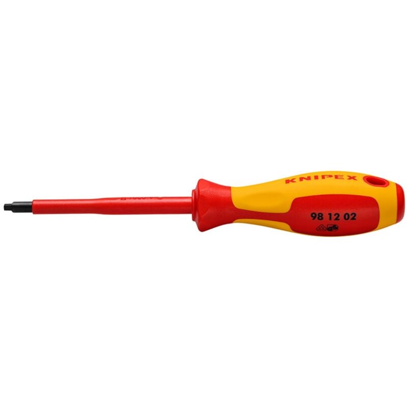 Draper Robertson R2 VDE Insulated Screwdriver Set (Model 27028) - Professional-Grade Insulated Robertson Screwdrivers for Safe Electrical Work