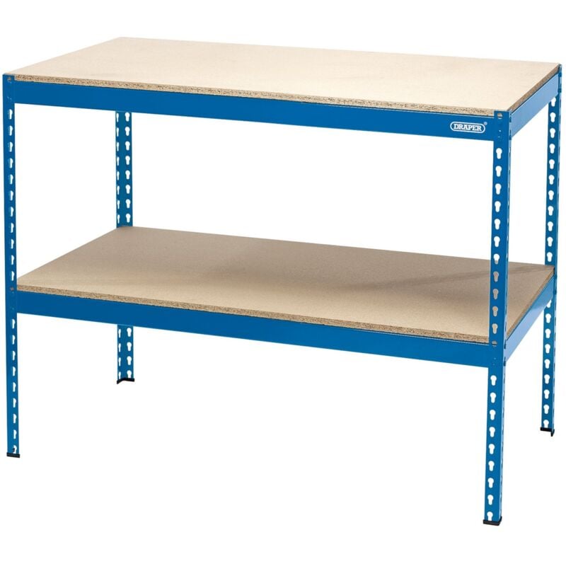 Draper Steel Workbench 1200 x 600 x 900mm - Heavy-Duty Metal Workbench Model 24912