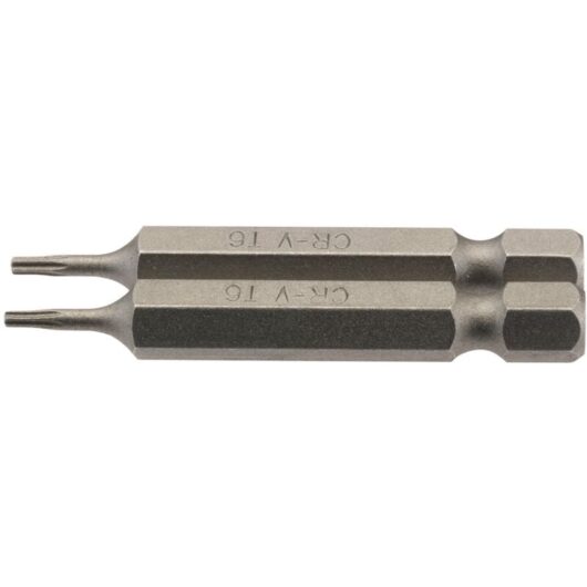 Draper - T6 1/4 Hex. TX-STAR&174 Insert Bit 50mm Long x 2 (66481)