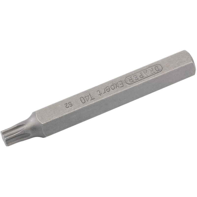 Draper TX-STAR T40 X 75mm Insert Bit (Model 33361) - 10mm Hex Drive for Mechanic's Bit Sets