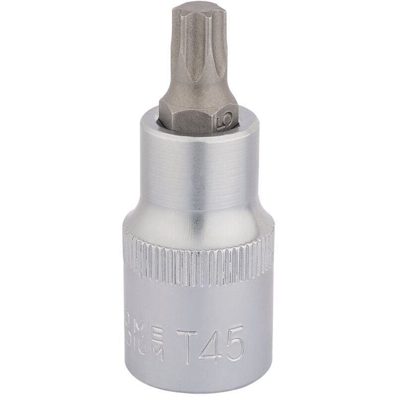 Draper TX-STAR® T45 x 55mm 1/2" Square Drive Socket Bit (Model 16315) for Precision Tooling