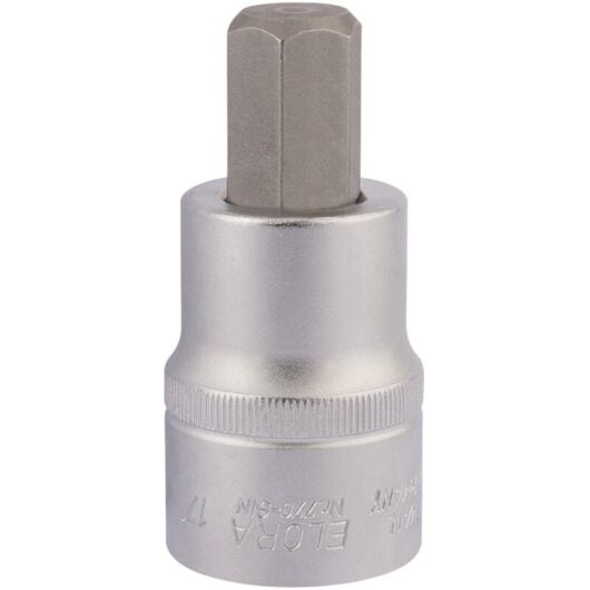 Draper Tools - 17mm 3/4' Square Drive Elora Hexagon Screwdriver Socket (15553)