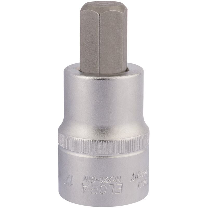 Draper Tools - 17mm 3/4' Square Drive Elora Hexagon Screwdriver Socket (15553)