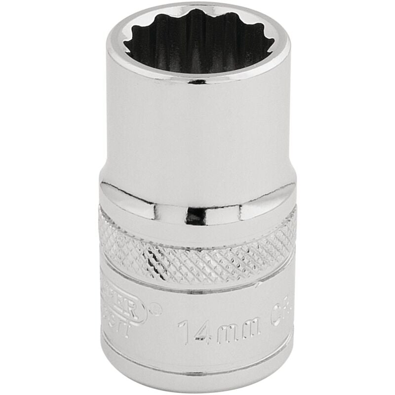 Draper Tools - Draper 1/2 Square Drive Hi-Torq&174 12 Point Socket (14mm) (33125)
