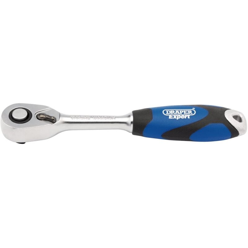 Draper Tools - Draper 1/4' Sq. Dr. 72 Tooth Soft Grip Reversible Ratchets (26502)