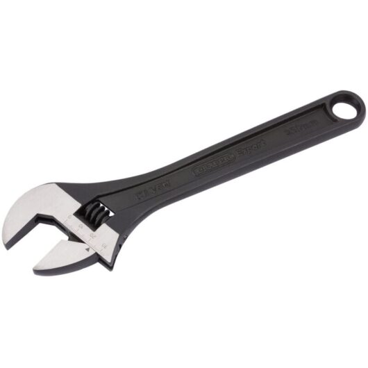 Draper Tools - Draper Expert 250mm Crescent-Type Adjustable Wrench with Phosphate Finish (52681)