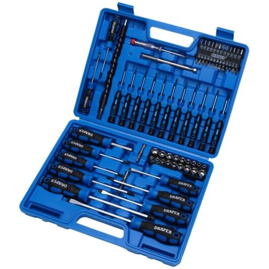 Draper Tools - Draper Screwdriver, Socket and Bit Set (70 Piece) (40850)