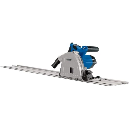 Draper Tools - draper plunge track saw 1200W 165MM circular with rail heavy duty warranty 57341
