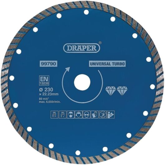 Draper - Turbo Diamond Blade, 230mm (99790)