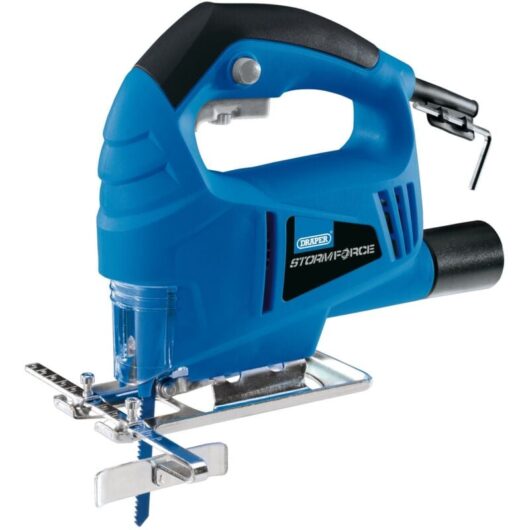 Draper - electric jigsaw 400W variable speed cutting saw & blade 56733