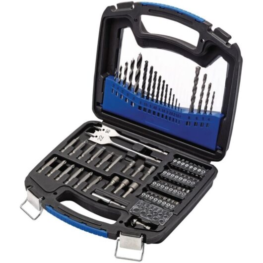 Drill and Accessory Kit (75 Piece) (66090) - Draper