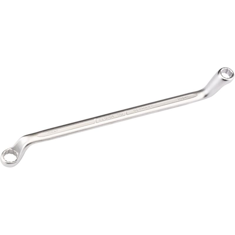 Elora 110A-5/16x3/8 Deep Crank Imperial Ring Spanner (Open-End Wrench) in 5/16" and 3/8" Sizes