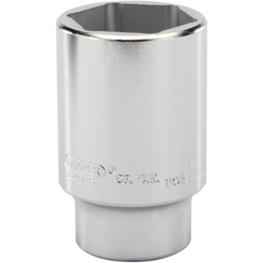 Expert 38mm (1.1/2'Af) 1/2' Square Drive Hub Nut Socket (26916) - Draper