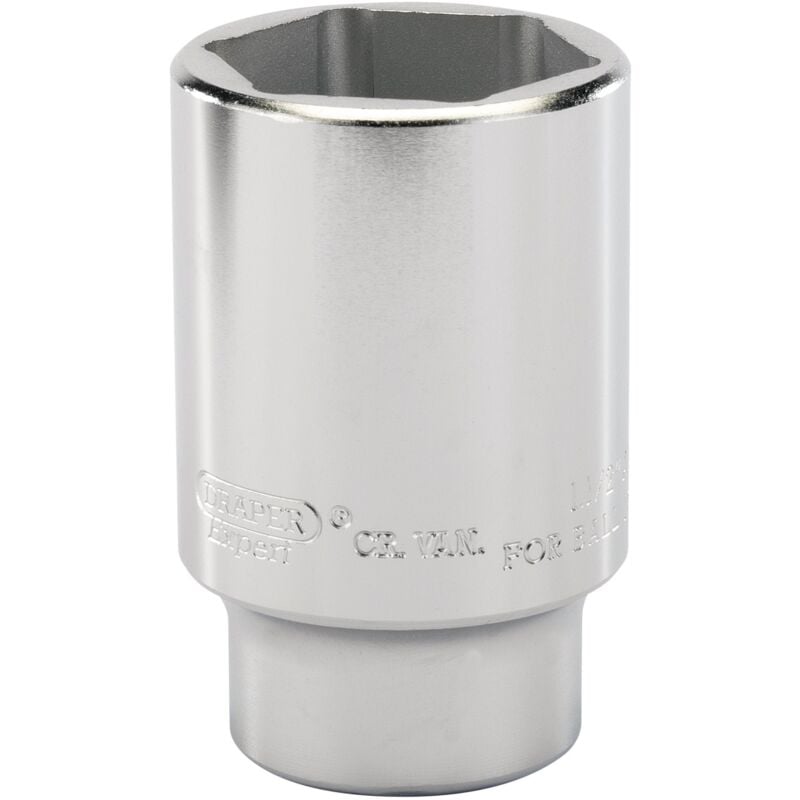 Expert 38mm (1.1/2'Af) 1/2' Square Drive Hub Nut Socket (26916) - Draper