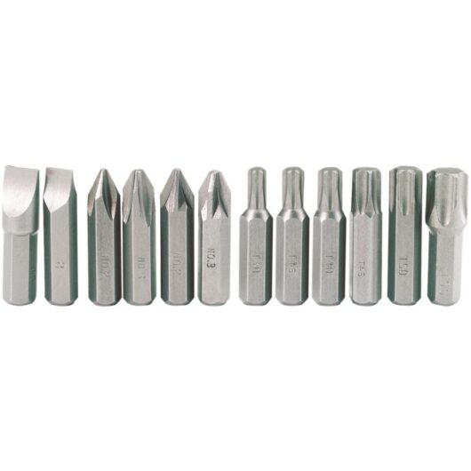 Impact Screwdriver Bit Set (12 Piece) (59001) - Draper