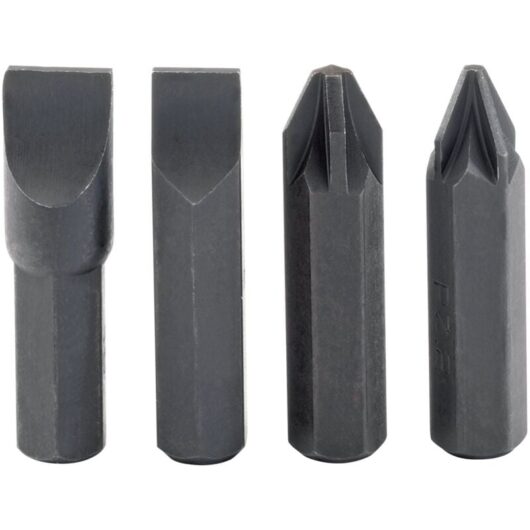 Impact Screwdriver Bit Set (4 Piece) (12542) - Draper