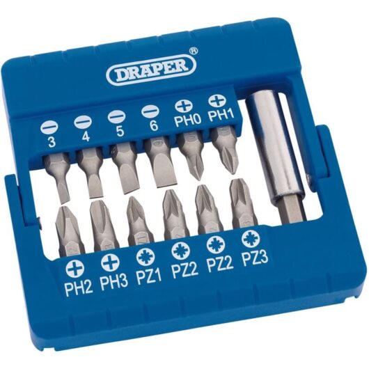 Magnetic Bit Holder Set (13 Piece) (82392) - Draper