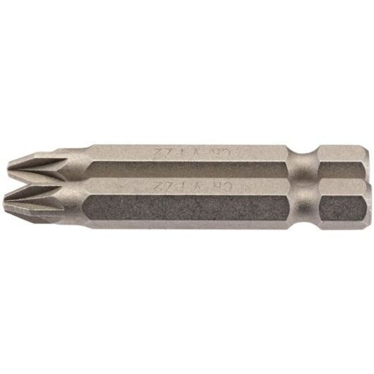 No.2 1/4 Hex. pz Type Insert Bit 50mm Long x 2 (64228) - Draper