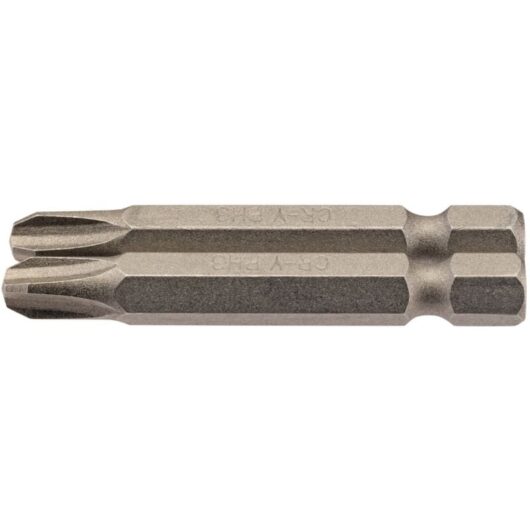 No.3 1/4 Hex. Cross Slot Insert Bit 50mm Long x 2 (64241) - Draper