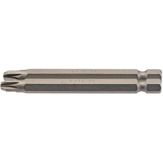 No.3 1/4 Hex. pz Type Insert Bit 75mm Long x 2 (64313) - Draper