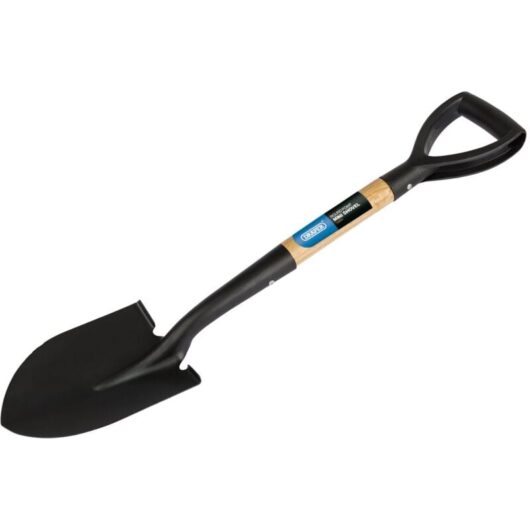 Round Point Mini Shovel with Wood Shaft (15072) - Draper