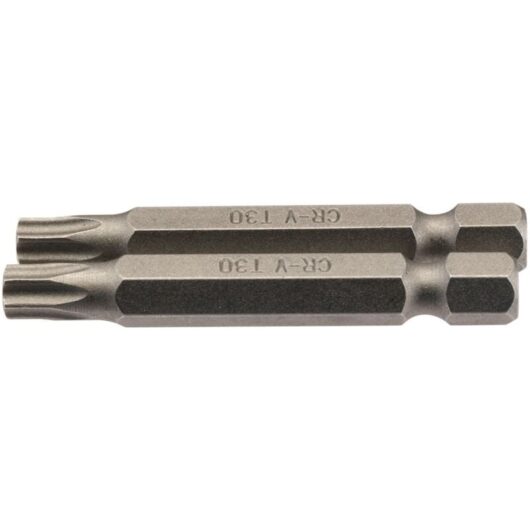 T30 1/4 Hex. TX-STAR&174 Insert Bit 50mm Long x 2 (66491) - Draper