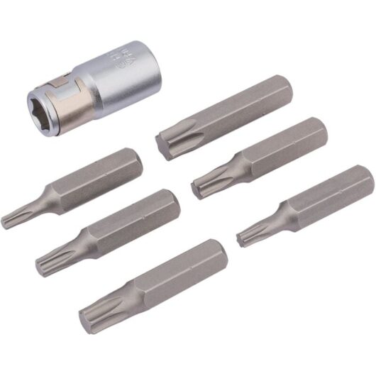 TX-STAR&174 Bit and Bit Holder Set (7 Piece) (83559) - Draper