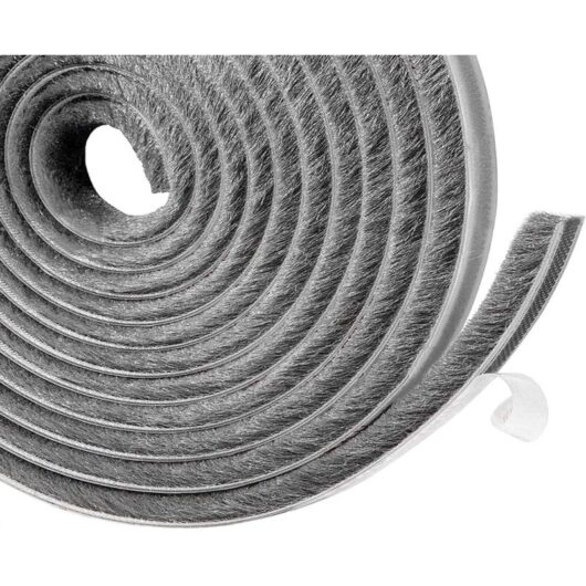 Tinor - Window Seal Insulation, Cold Insulating Door Draught Excluder, Entrance Door Seal, 10 m (l) x 9 mm (w) x 9 mm (t) ideal for insulation