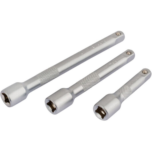 1/4' Square Drive Extension Bar Set (3 Piece) (16424) - Draper