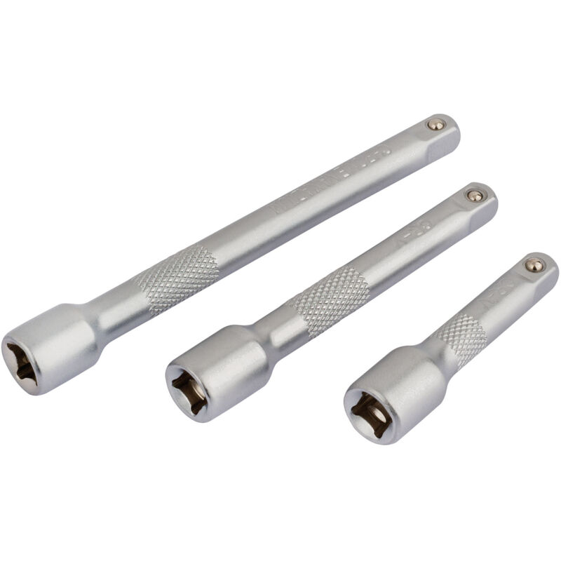 1/4' Square Drive Extension Bar Set (3 Piece) (16424) - Draper