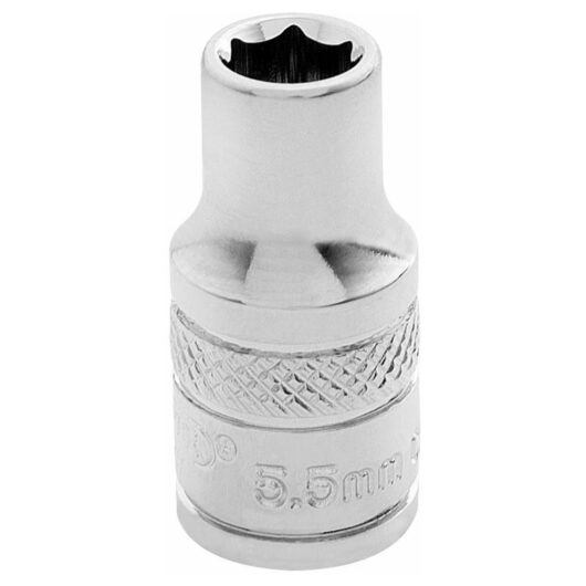 1/4 Square Drive Hi-Torq&174 6 Point Socket (5.5mm) (32449) - Draper