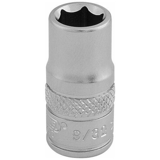 1/4 Square Drive Imperial Socket (9/32) (16521) - Draper