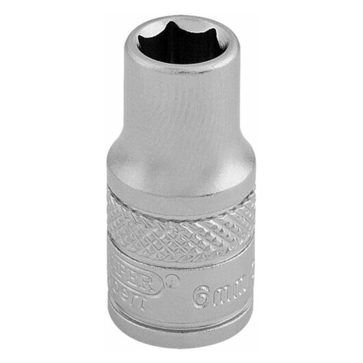1/4 Square Drive Socket (6mm) (16510) - Draper
