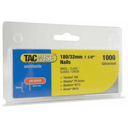 180 18 Gauge 32mm Nails Pack 1000 TAC0363