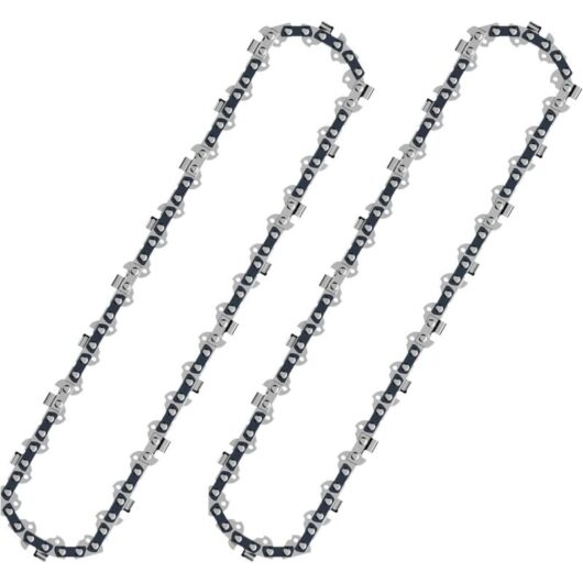 2-Pack 8-Inch Mini Chainsaw Chains for 8-Inch Cordless Portable Electric Chainsaw