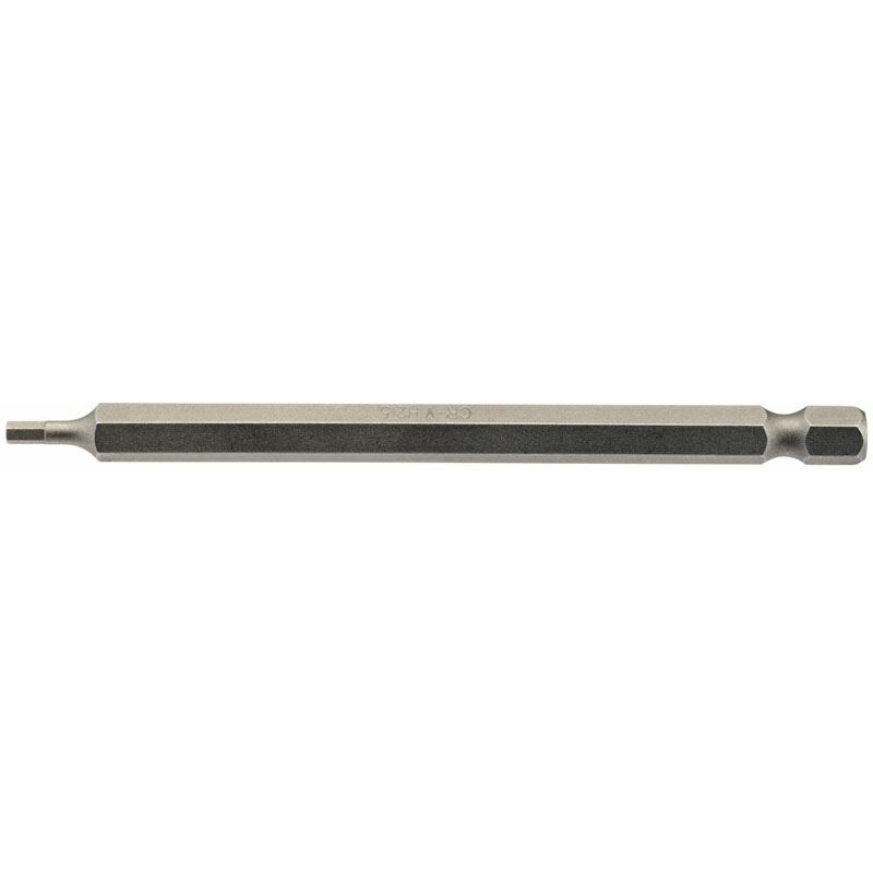 2.5mm 1/4 Hex. Hexagonal Insert Bit 100mm Long x 1 (64371) - Draper