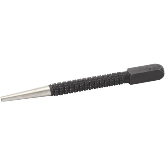 2.5mm x 100mm Cupped Nailset (84498) - Draper