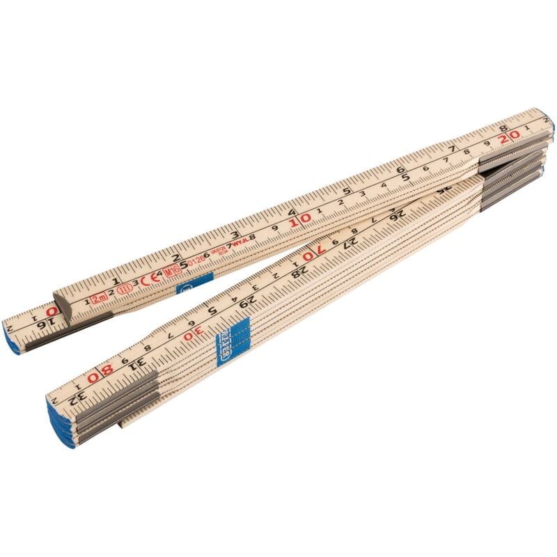 2M Folding Wood Rule (20703) - Draper