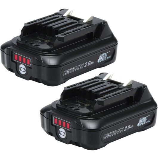 2X Battery for Makita 12V 2.0Ah / 2000mAh BL1020B BL1021B BL1040B BL1041B BL1016 BL1015 for Makita DF031D DF0331D TD110D JR103D JR105D HSS01D HP332D