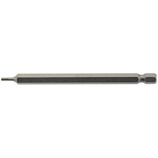 2mm 1/4 Hex. Hexagonal Insert Bit 100mm Long x 1 (64370) - Draper