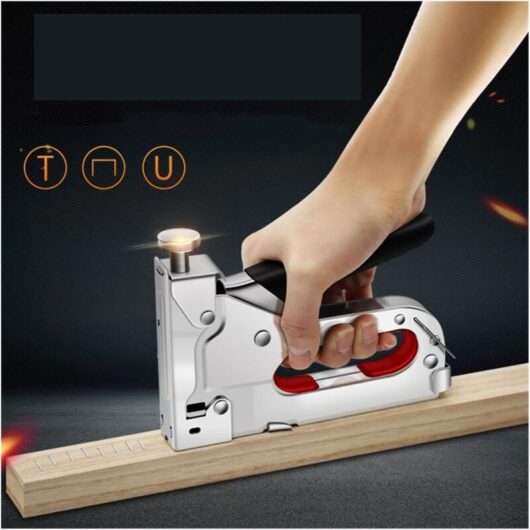 3 in 1 Manual Nail Gun, Nail Gun, Stapler, Nailer, Furniture Tool, Wooden Frame Stapler, Stainless Steel Hand Tool