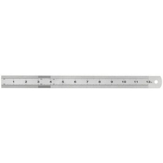 300mm 12' Stainless Steel Rule (22671) - Draper Expert