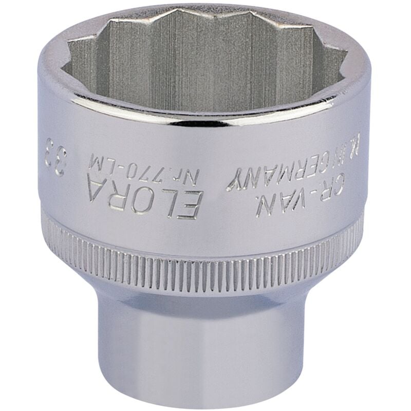 33mm 1/2 Square Drive Elora Bi-Hexagon Socket (24773)