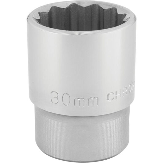 3/4 Square Drive 12 Point Socket (30mm) (16698) - Draper