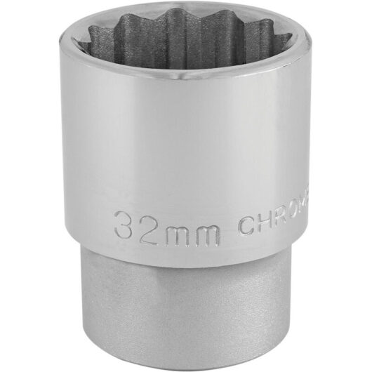 3/4 Square Drive 12 Point Socket (32mm) (16699) - Draper