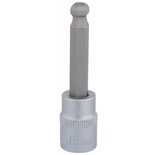 3/8 Sq. Dr. Ball End Hexagonal Socket Bits (8mm) (16291) - Draper