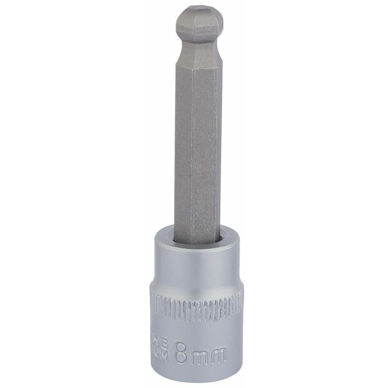 3/8 Sq. Dr. Ball End Hexagonal Socket Bits (8mm) (16291) - Draper