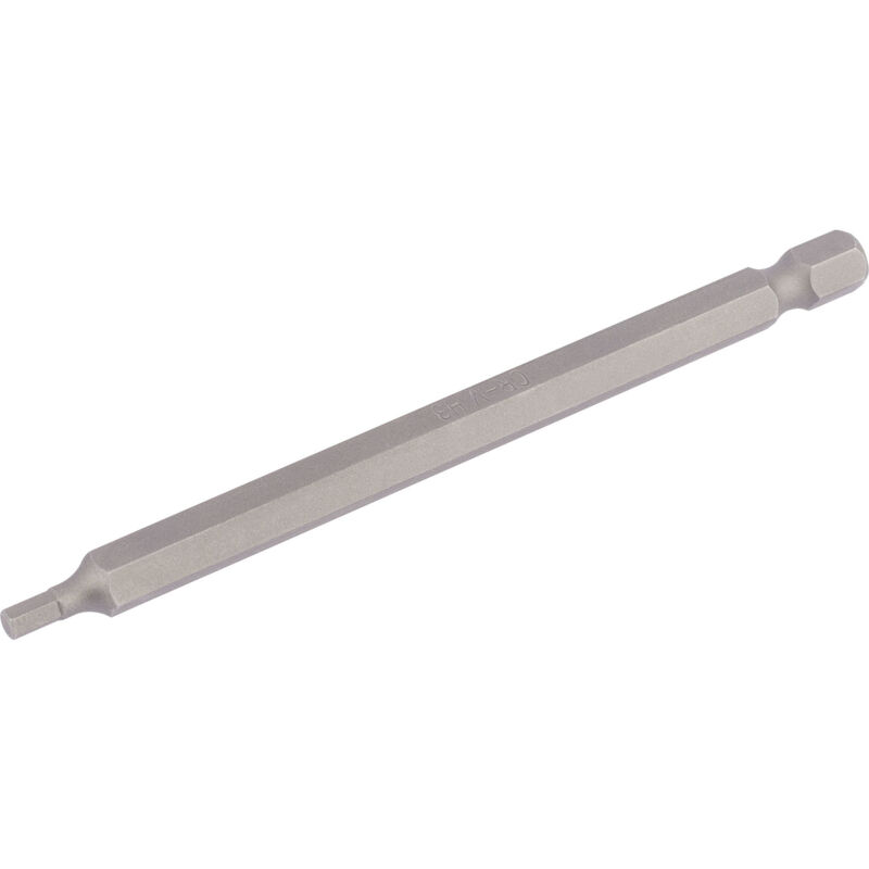 3mm 1/4 Hex. Hexagonal Insert Bit 100mm Long x 1 (64372) - Draper