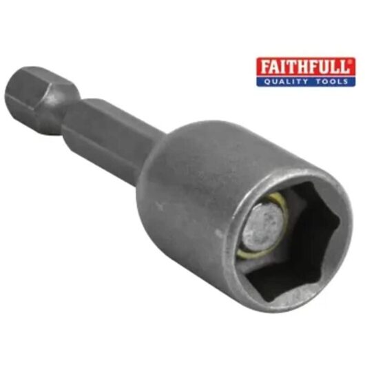 88003 Magnetic Hex Nut Driver 1/4in Hex 10.0mm FAISBMBNUT10 - Faithfull
